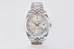 Clean Factory Copy Rolex Silver Datejust Stainless Steel Swiss 3235 Watch 36MM 